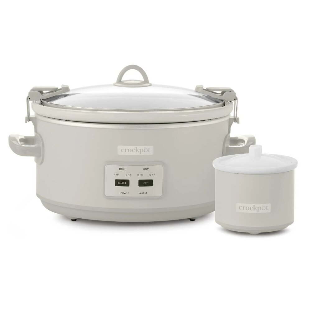 Crockpot Designer Series 7-qt. Slow Cooker, Bonus 16-oz Little Dipper warmer